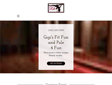 Tablet Screenshot of pole4fun.com